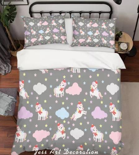 Comforter Cartoon Unicorn Bedding Decoration With Cartoon Unicorn Pattern Suitable For Children Kids Adults Soft Breathable Comforter (quilt)-EU Single(135*200cm)3pcs
Comforter Cartoon Unicorn Bedding Decoration With Cartoon Unicorn Pattern Suitable For Children Kids Adults Soft Breathable Comforter (quilt)-EU Single(135*200cm)3pcs