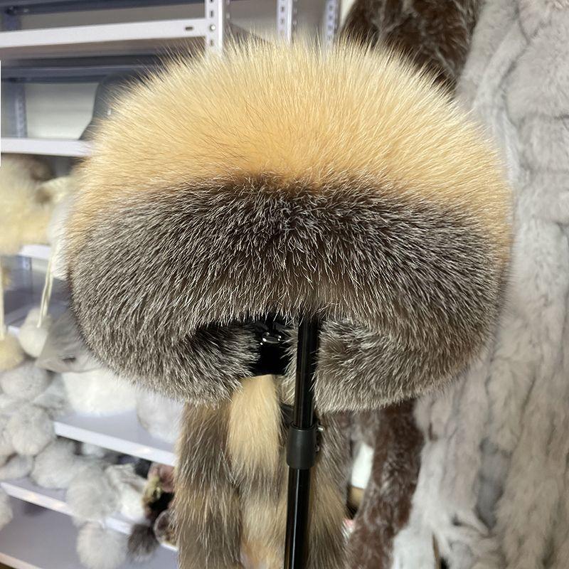 Шапка из лисьего меха Женская Зимняя из норки Национальный стиль Монгольская шапка Натуральная кожа Накладки на уши Лыжная шапка L(58-60cm)
Шапка из лисьего меха Женская Зимняя из норки Национальный стиль Монгольская шапка Натуральная кожа Накладки на уши Лыжная шапка L(58-60cm)