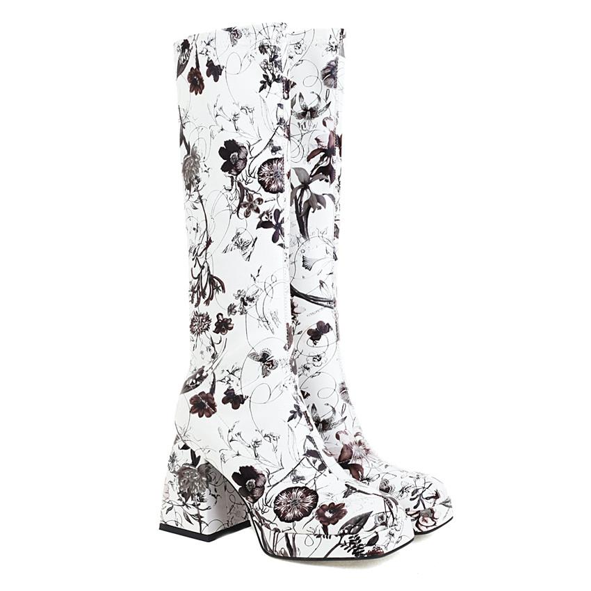 Ботфорты на платформе с цветочным принтом, женские, на блочном каблуке, с квадратным носком, сексуальные, для леди, зимние, осенние, теплые, плюшевые, слипоны, длинные ботфорты на платформе 41
Ботфорты на платформе с цветочным принтом, женские, на блочном каблуке, с квадратным носком, сексуальные, для леди, зимние, осенние, теплые, плюшевые, слипоны, длинные ботфорты на платформе 41