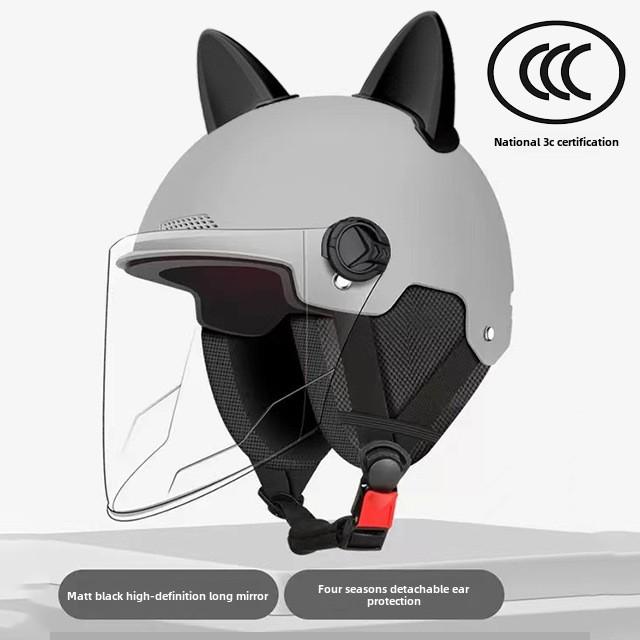 Шлемы «кошачьи уши», электромобильные шлемы, мужские и женские летние солнцезащитные шлемы для верховой езды универсальны в любое время года
Шлемы «кошачьи уши», электромобильные шлемы, мужские и женские летние солнцезащитные шлемы для верховой езды универсальны в любое время года