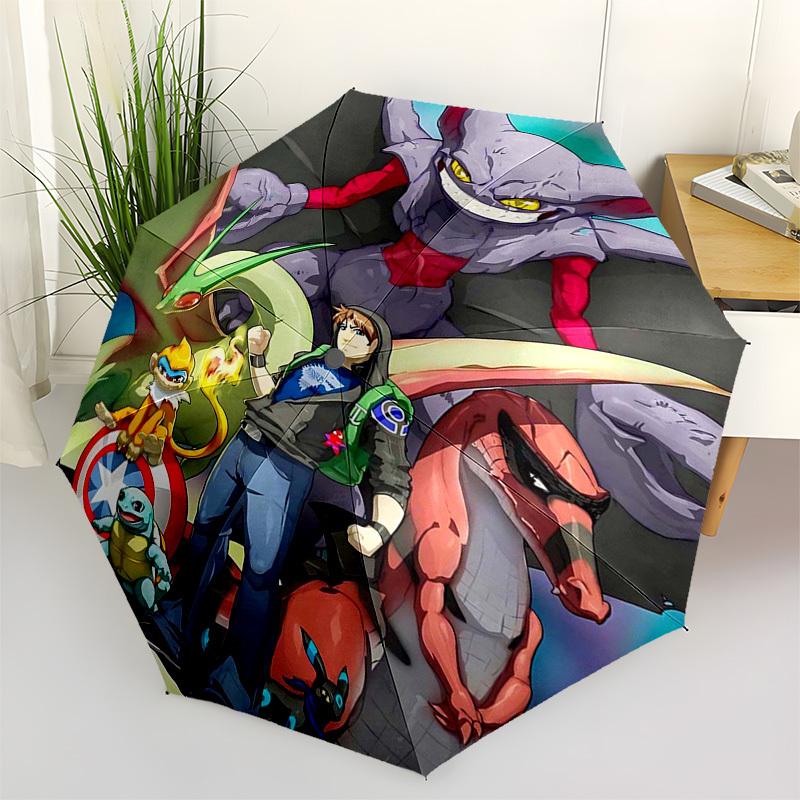 1pc Pokemon Go Inspired Outdoor Umbrella - Automatic Opening & Closing - Portable 3-Fold Design - 8-Rib Iron Frame - Perfect Gift for Fans, Trave
1pc Pokemon Go Inspired Outdoor Umbrella - Automatic Opening & Closing - Portable 3-Fold Design - 8-Rib Iron Frame - Perfect Gift for Fans, Trave