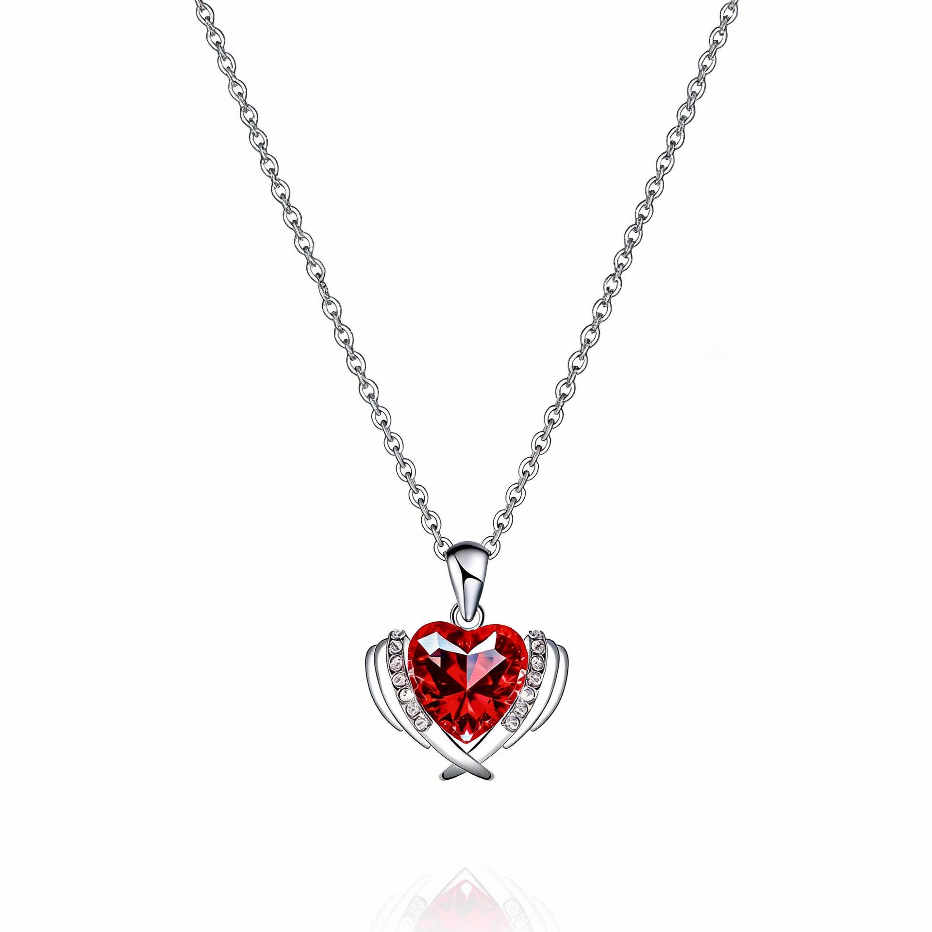 Luxe Ocean Heart Gemstone Necklace: Women s Full Diamond Love Heart Pendant Gift
Luxe Ocean Heart Gemstone Necklace: Women s Full Diamond Love Heart Pendant Gift