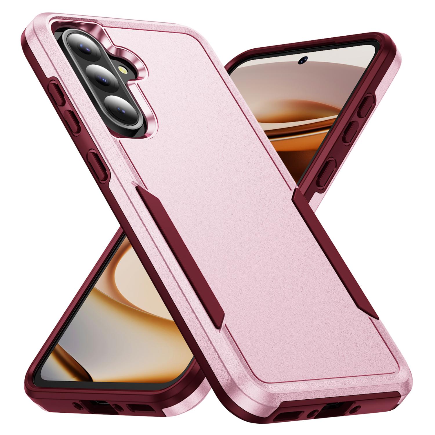 For Samsung Galaxy A56 5G Case PC+TPU Military Grade Drop Protective Phone Cover Pink+Rose
For Samsung Galaxy A56 5G Case PC+TPU Military Grade Drop Protective Phone Cover Pink+Rose