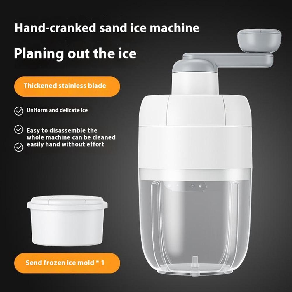 ABS Manual Ice Shaver Machine Portable Hand Crank Ice Crusher Snow Cone Maker (BPA Free,No FDA) Type A
ABS Manual Ice Shaver Machine Portable Hand Crank Ice Crusher Snow Cone Maker (BPA Free,No FDA) Type A