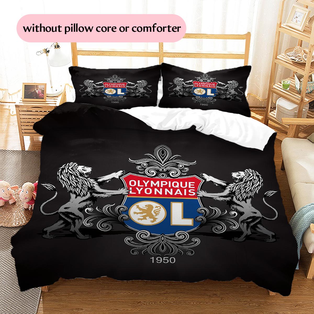 Olympique Lyonnais Pattern Bedding Home Decoration Birthday Gift (1 * duvet cover + 2 * pillowcase, without core) 135x200cm
Olympique Lyonnais Pattern Bedding Home Decoration Birthday Gift (1 * duvet cover + 2 * pillowcase, without core) 135x200cm