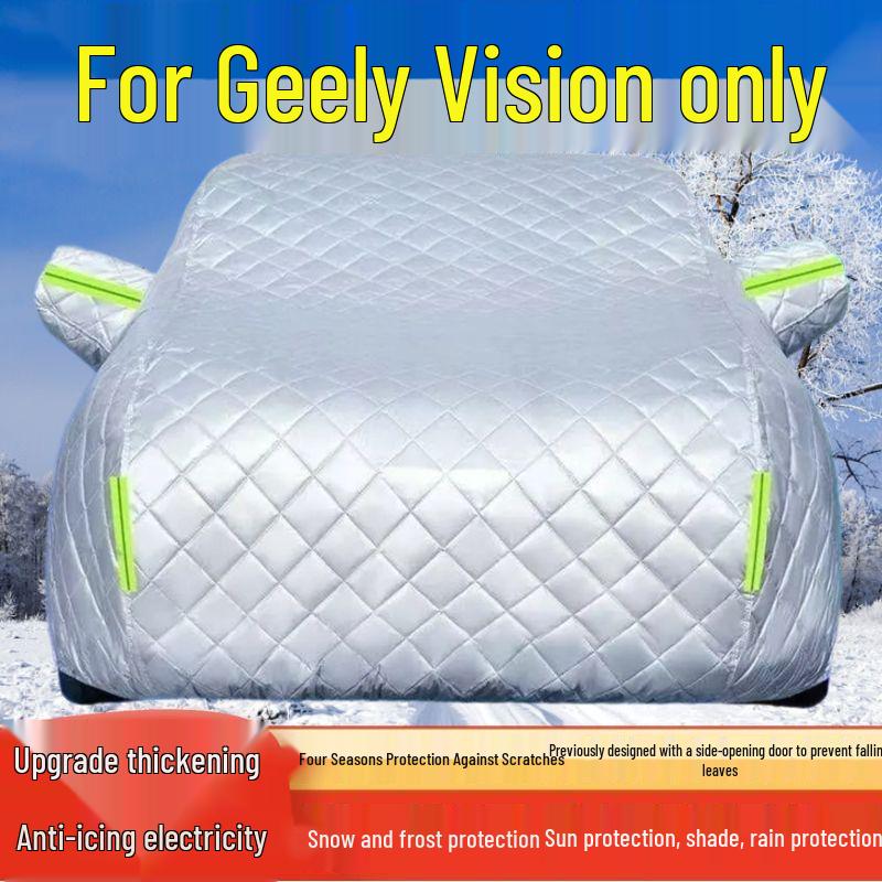 Geely Vision All-Weather Car Cover: Sun, Rain, Snow, Frost & Hail Protection with Heat Insulation Thickened Hail Protection, All-Season
Geely Vision All-Weather Car Cover: Sun, Rain, Snow, Frost & Hail Protection with Heat Insulation Thickened Hail Protection, All-Season
