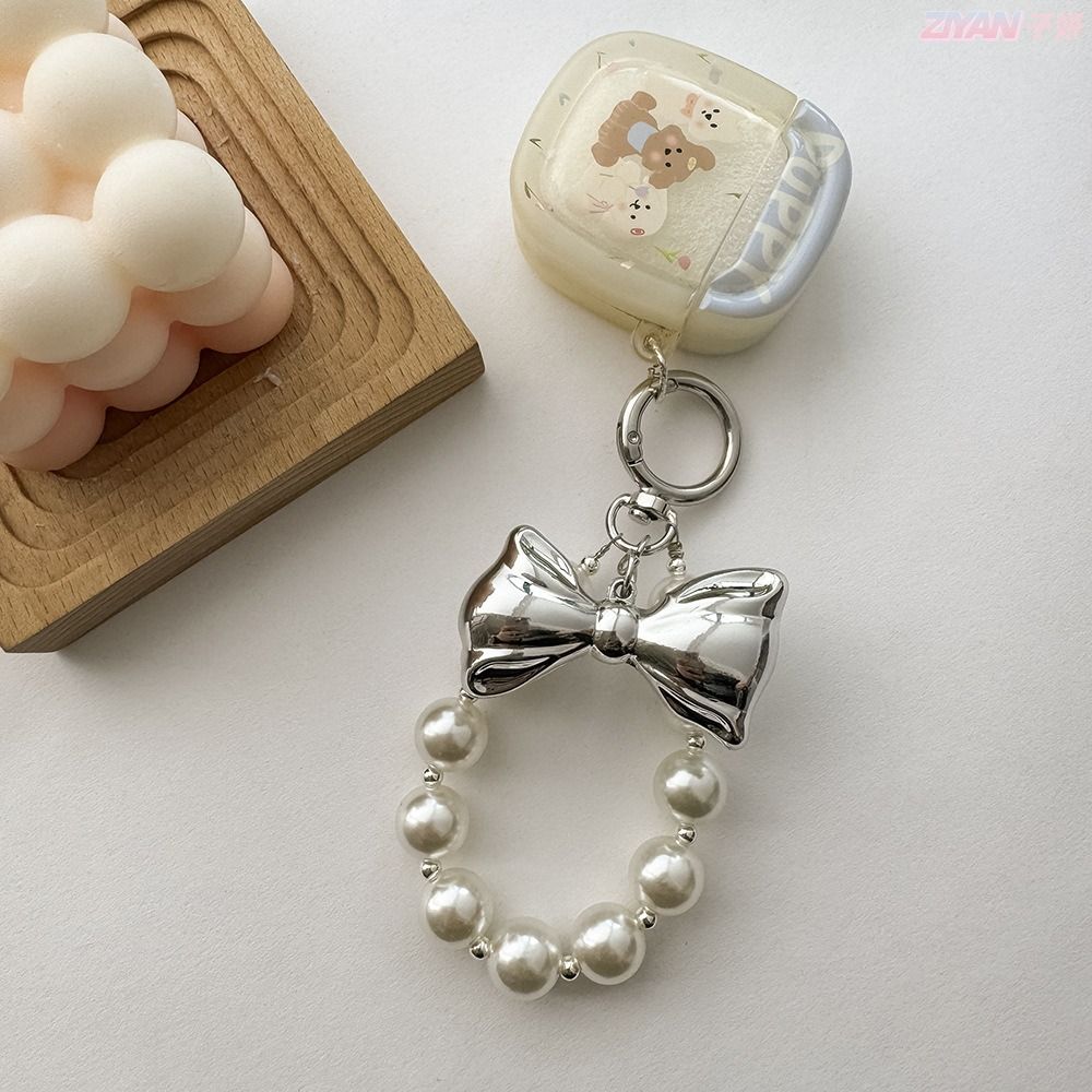 Phone Lanyard Phone Case Pearl Bow Pendant Anti Lost Bow Phone Case Pendant Backpack Ornament Style B
Phone Lanyard Phone Case Pearl Bow Pendant Anti Lost Bow Phone Case Pendant Backpack Ornament Style B