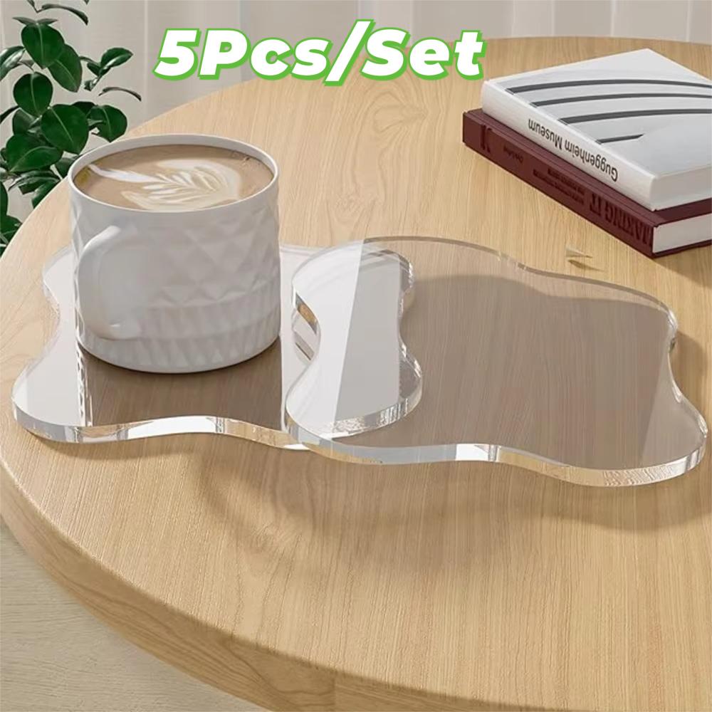 5pcs Modern Minimalist Style Transparent Coaster Acrylic Cup Mat Fashion Heat Insulation Pad Bar синій
5pcs Modern Minimalist Style Transparent Coaster Acrylic Cup Mat Fashion Heat Insulation Pad Bar синій