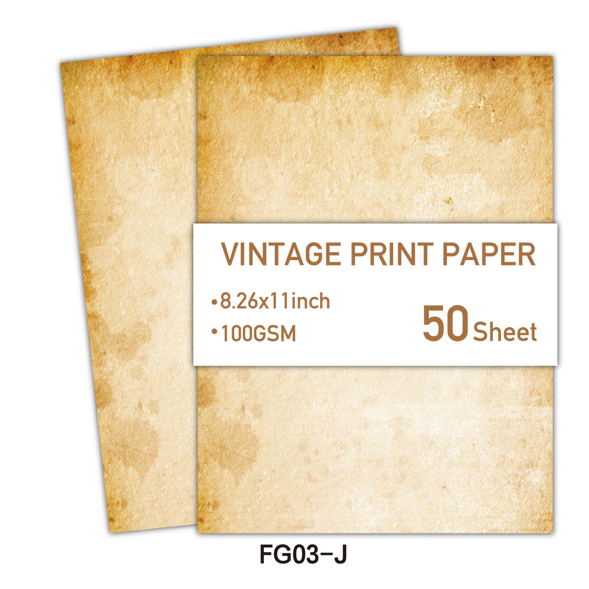 Retro Nostalgic Double-Sided A4 Writing Paper - 50 Sheets for DIY Journal Decoration A4
Retro Nostalgic Double-Sided A4 Writing Paper - 50 Sheets for DIY Journal Decoration A4