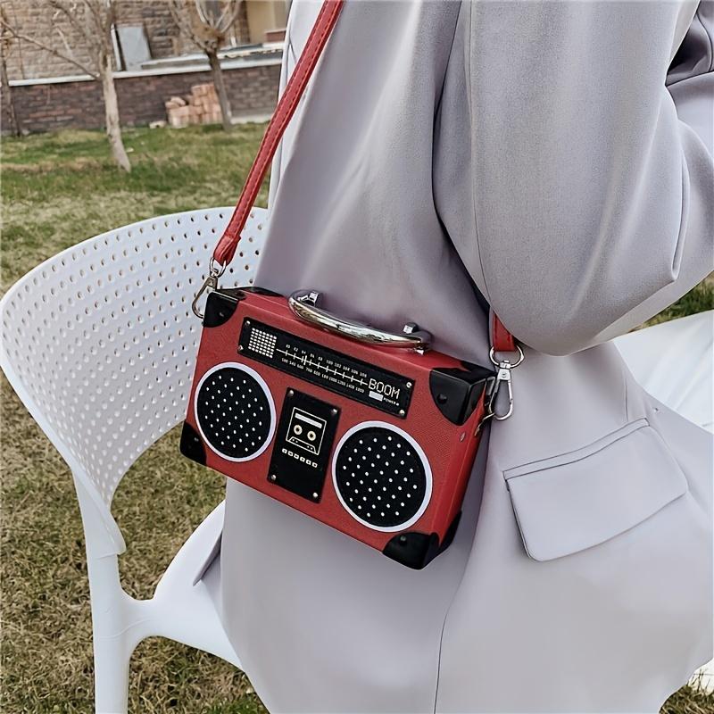 Niche Radio Design Small Shoulder Bag Novelty Top Handle Satchel Bag For Women Retro Outgoing Bag червоний
Niche Radio Design Small Shoulder Bag Novelty Top Handle Satchel Bag For Women Retro Outgoing Bag червоний