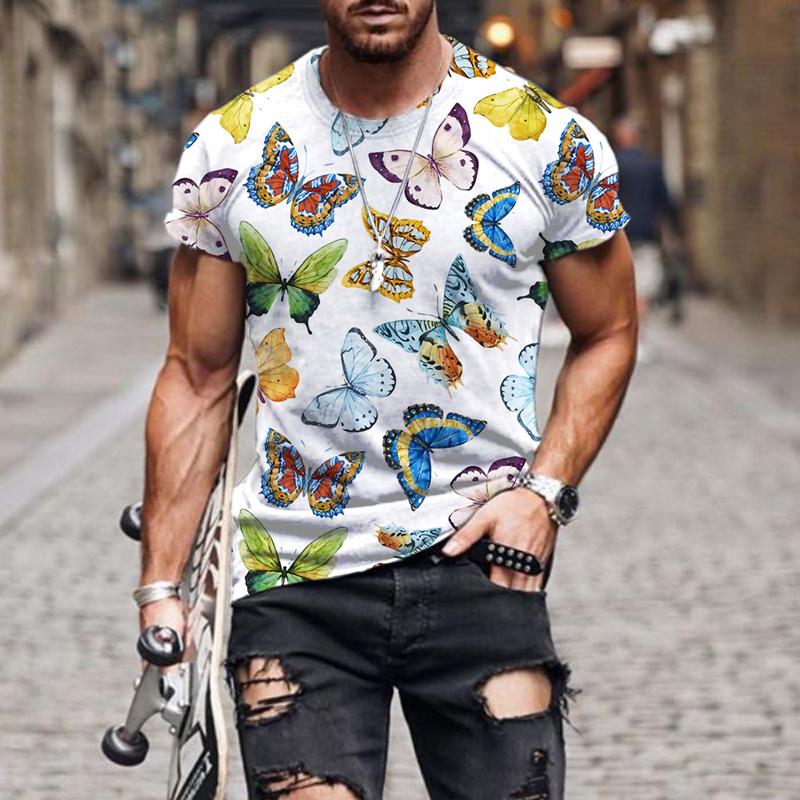 Летняя изысканная футболка с рисунком бабочки для мужчин, повседневная одежда с коротким рукавом, уличная футболка большого размера, футболка с принтом в стиле хип-хоп 3D 6XL
Летняя изысканная футболка с рисунком бабочки для мужчин, повседневная одежда с коротким рукавом, уличная футболка большого размера, футболка с принтом в стиле хип-хоп 3D 6XL