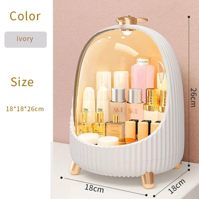 Acrylic Cosmetic Storage Box LED Light Large Capacity Waterproof Dustproof Skin Care Jewelry Desktop Drawer Rotate Open Cover
Acrylic Cosmetic Storage Box LED Light Large Capacity Waterproof Dustproof Skin Care Jewelry Desktop Drawer Rotate Open Cover