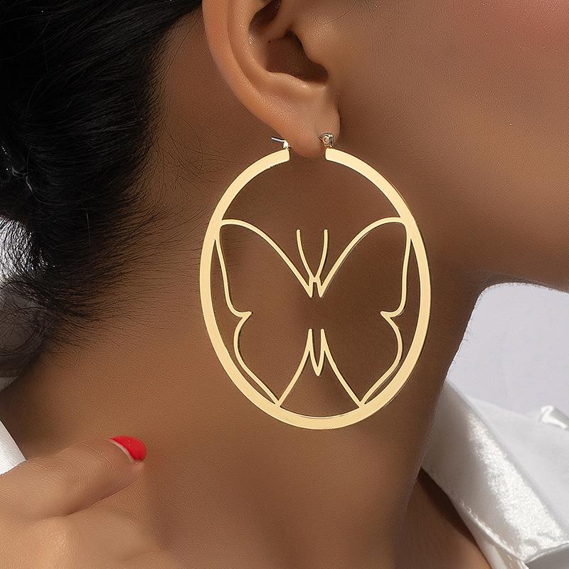 Small Niche High-end Light Luxury Butterfly Earrings For Women, Korean Style, Fashionable Commuting, Geometric Circular Earrings
Small Niche High-end Light Luxury Butterfly Earrings For Women, Korean Style, Fashionable Commuting, Geometric Circular Earrings