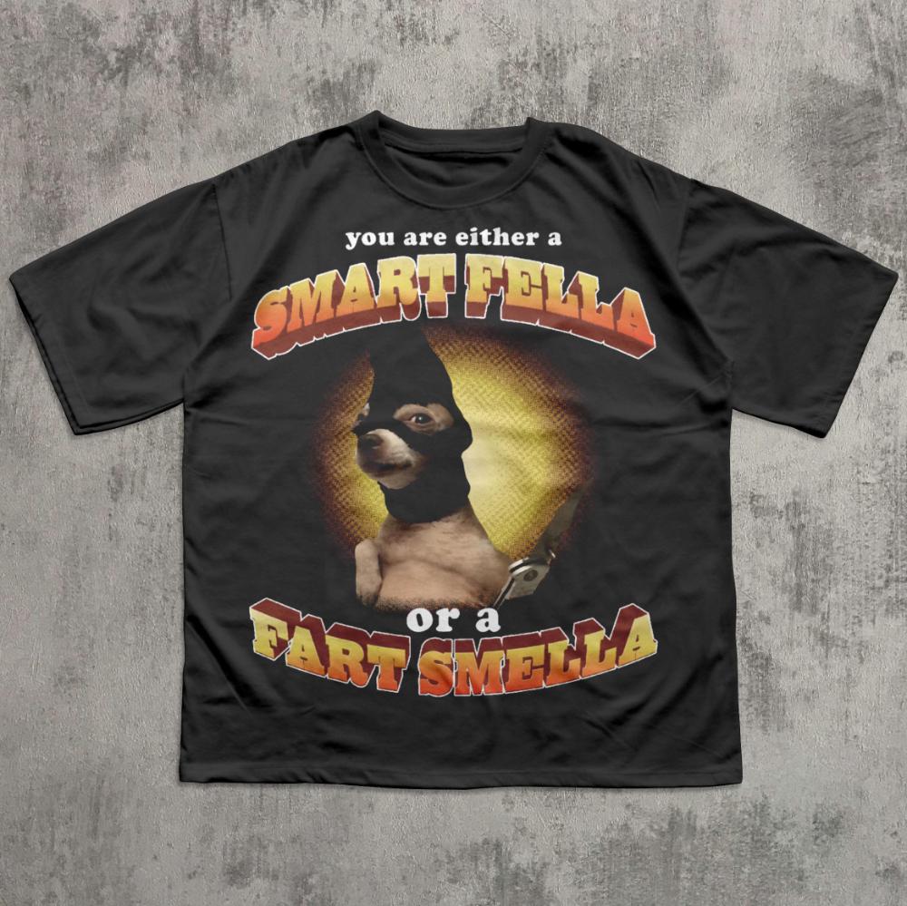 You Are Either A Smart Fella or A Fart Smella Funny Meme T-shirt Dog with Knife Shirt Silly Shirts Clothes Brain Rot Tee Gifts S разноцветный
You Are Either A Smart Fella or A Fart Smella Funny Meme T-shirt Dog with Knife Shirt Silly Shirts Clothes Brain Rot Tee Gifts S разноцветный