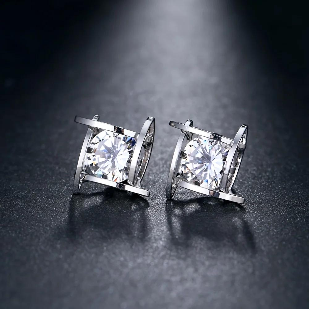Zirconia Geometric Ear Studs Japanese and Korean Simple Niche Square Earrings
Zirconia Geometric Ear Studs Japanese and Korean Simple Niche Square Earrings