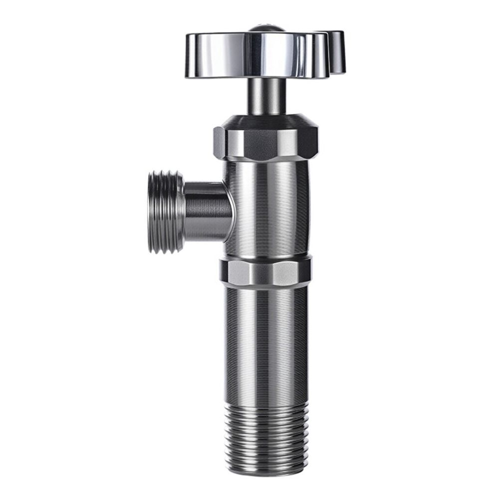 Thread Triangle Valve Stainless Steel Water Heater Valve Durable Angle Valve Kitchen 
Thread Triangle Valve Stainless Steel Water Heater Valve Durable Angle Valve Kitchen