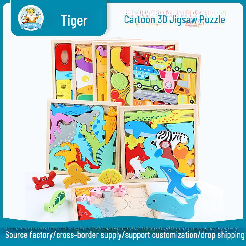 Weiwei 3D Tiger Cartoon Jigsaw Puzzle - Wooden Educational Toy for Baby s Cognitive Development
Weiwei 3D Tiger Cartoon Jigsaw Puzzle - Wooden Educational Toy for Baby s Cognitive Development