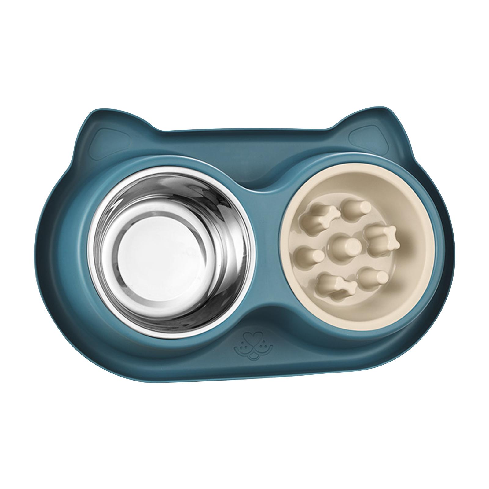 Pet Stainless Steel Double Bowl Detachable Slow Feeder Bowl Two in One Large Capacity Dog Bowl Cat Bowl One Size синий
Pet Stainless Steel Double Bowl Detachable Slow Feeder Bowl Two in One Large Capacity Dog Bowl Cat Bowl One Size синий