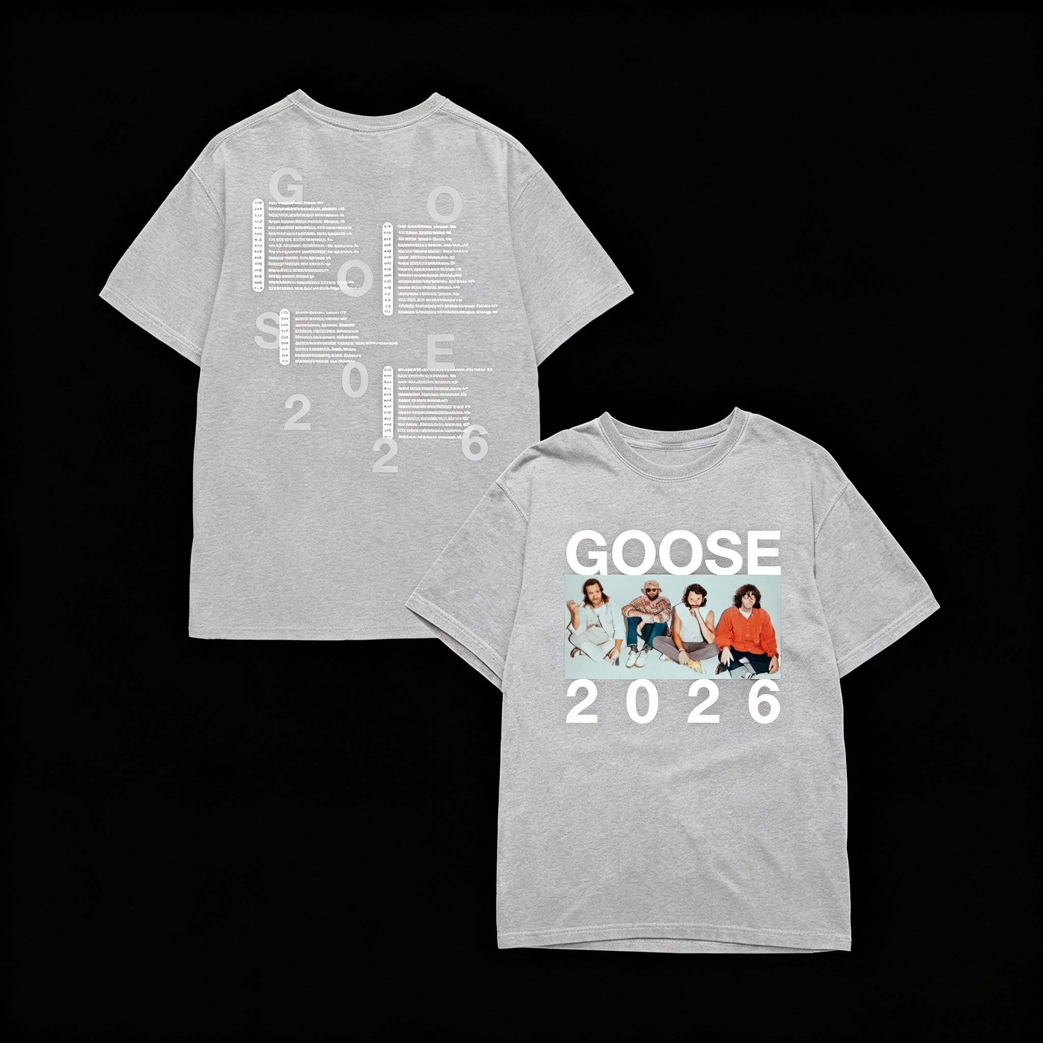 Goose Band 2026 Tour Tshirt Jam Band Concert Photo Graphic Tee Unisex WOMEN Casual Cotton Short Sleeve Tops L
Goose Band 2026 Tour Tshirt Jam Band Concert Photo Graphic Tee Unisex WOMEN Casual Cotton Short Sleeve Tops L