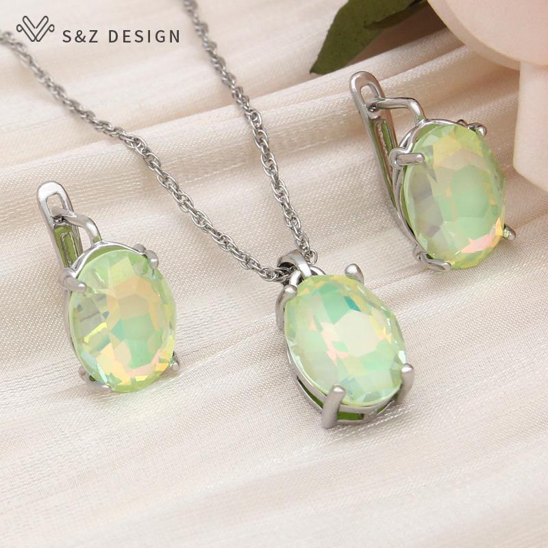 Модные овальные серьги в форме яйца с кристаллами, комплекты ювелирных изделий для женщин, ожерелье с подвеской для свадебной вечеринки, подарок
Модные овальные серьги в форме яйца с кристаллами, комплекты ювелирных изделий для женщин, ожерелье с подвеской для свадебной вечеринки, подарок