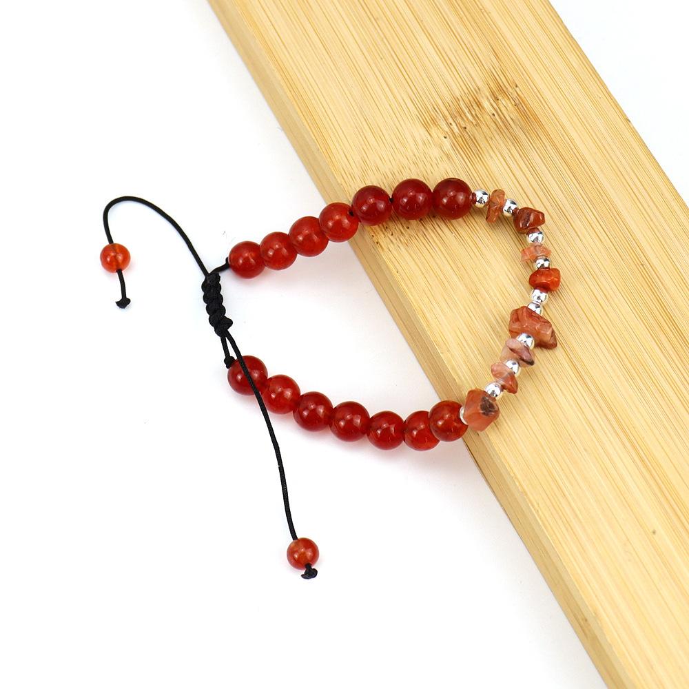 Retro Simple Multi-Color Natural Stone Gravel Beads Woven Bracelet Adjustable Bracelet B82
Retro Simple Multi-Color Natural Stone Gravel Beads Woven Bracelet Adjustable Bracelet B82
