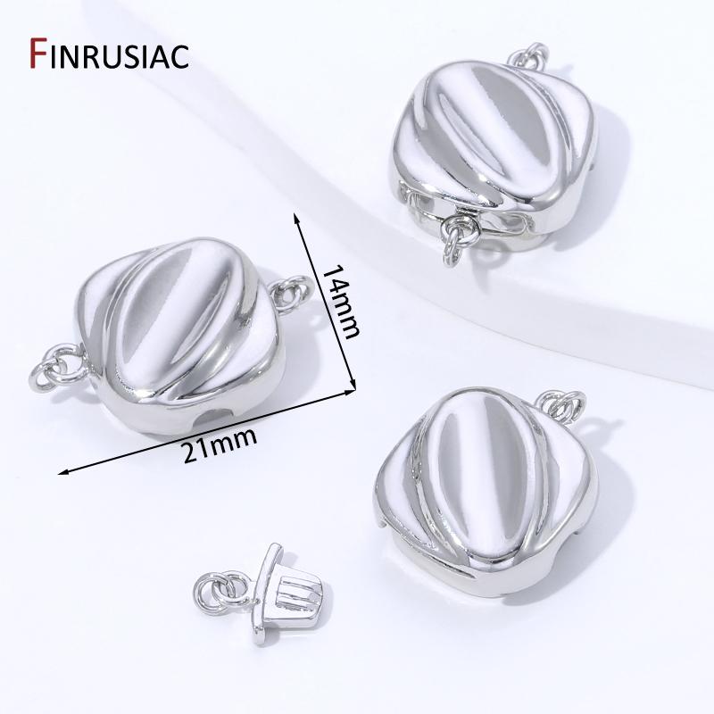 14K Gold Plated Brass Square Insert Clasps Fasteners For Jewelry,Pearl Clasps Connector For DIY Bracelet Making Accessories 1 piece
14K Gold Plated Brass Square Insert Clasps Fasteners For Jewelry,Pearl Clasps Connector For DIY Bracelet Making Accessories 1 piece