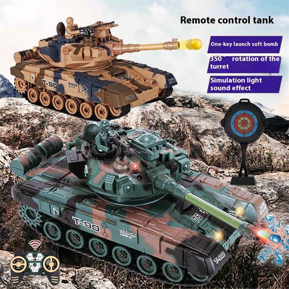 10-Channel Heavy Duty RC Tracked Tank Children Ball Shooting Toy with Remote Control 226-1
10-Channel Heavy Duty RC Tracked Tank Children Ball Shooting Toy with Remote Control 226-1