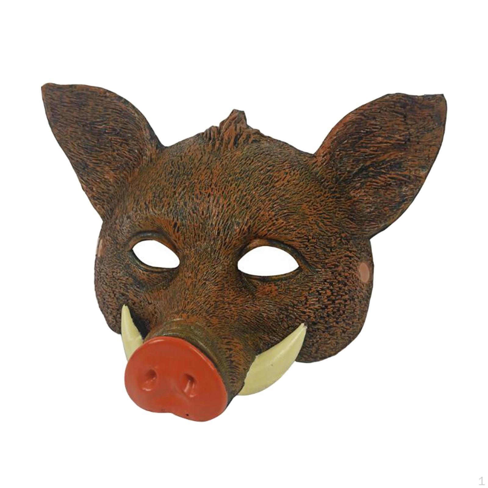 Halloween Boar Mask Animal Face Cover Novelty Cosplay Props Costume Accessories Dressing up Pig Head
Halloween Boar Mask Animal Face Cover Novelty Cosplay Props Costume Accessories Dressing up Pig Head