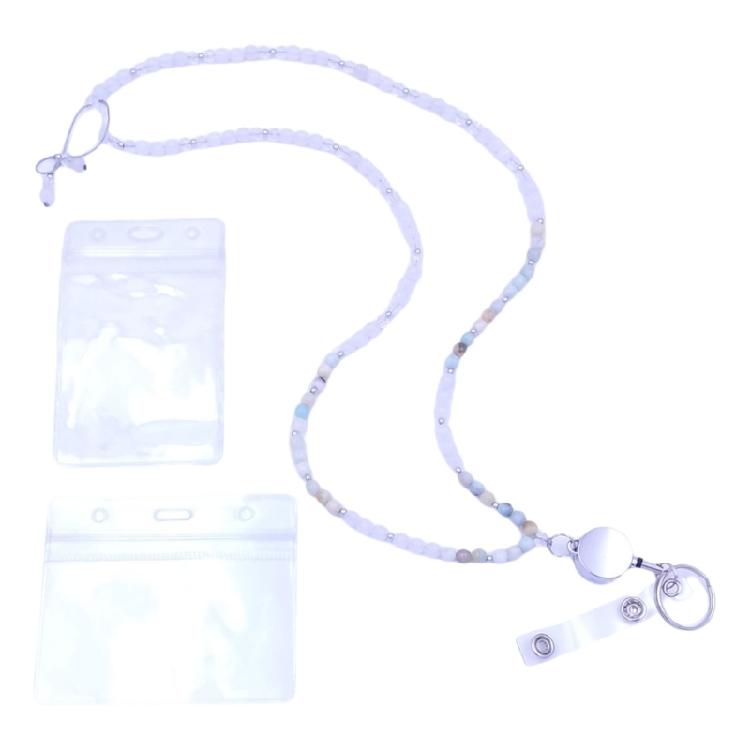Beaded Lanyard with Card Holder ID Badge Holder Key Lanyards Teacher Lanyards Beautiful Neck Strap for Students
Beaded Lanyard with Card Holder ID Badge Holder Key Lanyards Teacher Lanyards Beautiful Neck Strap for Students