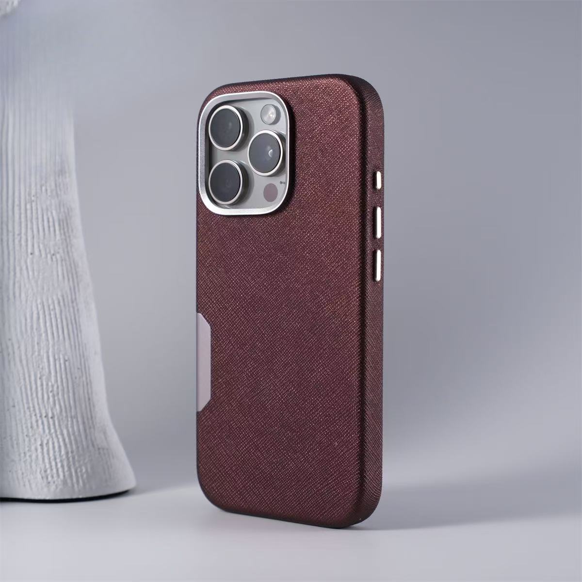 Applicable to iPhone16 cross pattern leather magnetic mobile phone case Apple 15promax matte premium protective case iPhone 15
Applicable to iPhone16 cross pattern leather magnetic mobile phone case Apple 15promax matte premium protective case iPhone 15