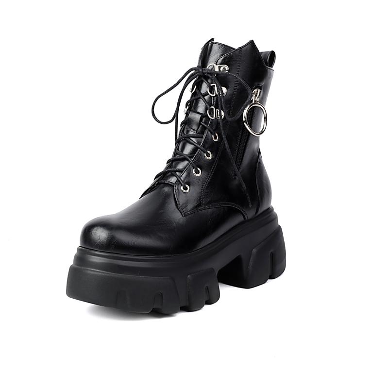 Meotina Женские ботильоны с круглым носком, на толстом высоком каблуке, на платформе, с застежкой-молнией и шнуровкой, короткие ботинки, женская модная обувь, осень-зима 44 35 чёрный
Meotina Женские ботильоны с круглым носком, на толстом высоком каблуке, на платформе, с застежкой-молнией и шнуровкой, короткие ботинки, женская модная обувь, осень-зима 44 35 чёрный