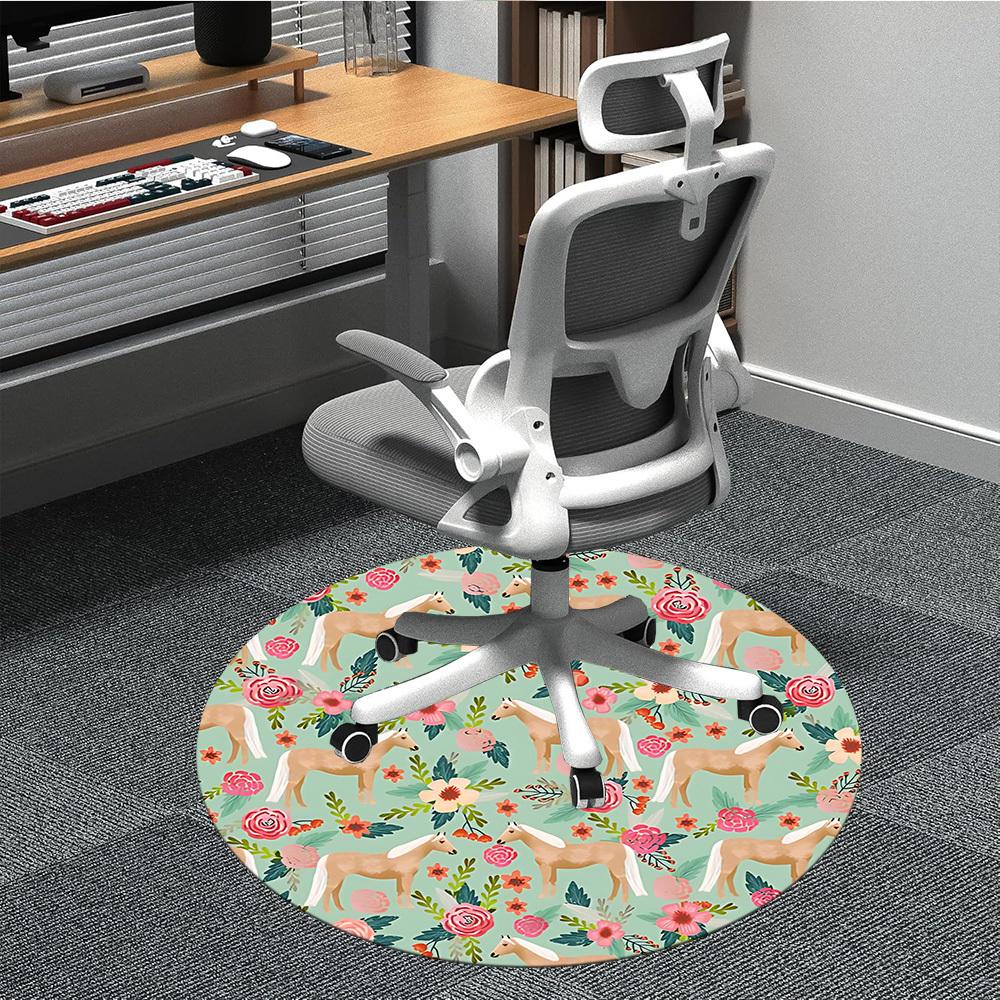 1pc Horse Floral Pattern Chair Carpet for Office - Durable, Ideal for Chair Mats, Stylish & Functional Decorative Rug yy260130057 80cm by 80cm
1pc Horse Floral Pattern Chair Carpet for Office - Durable, Ideal for Chair Mats, Stylish & Functional Decorative Rug yy260130057 80cm by 80cm