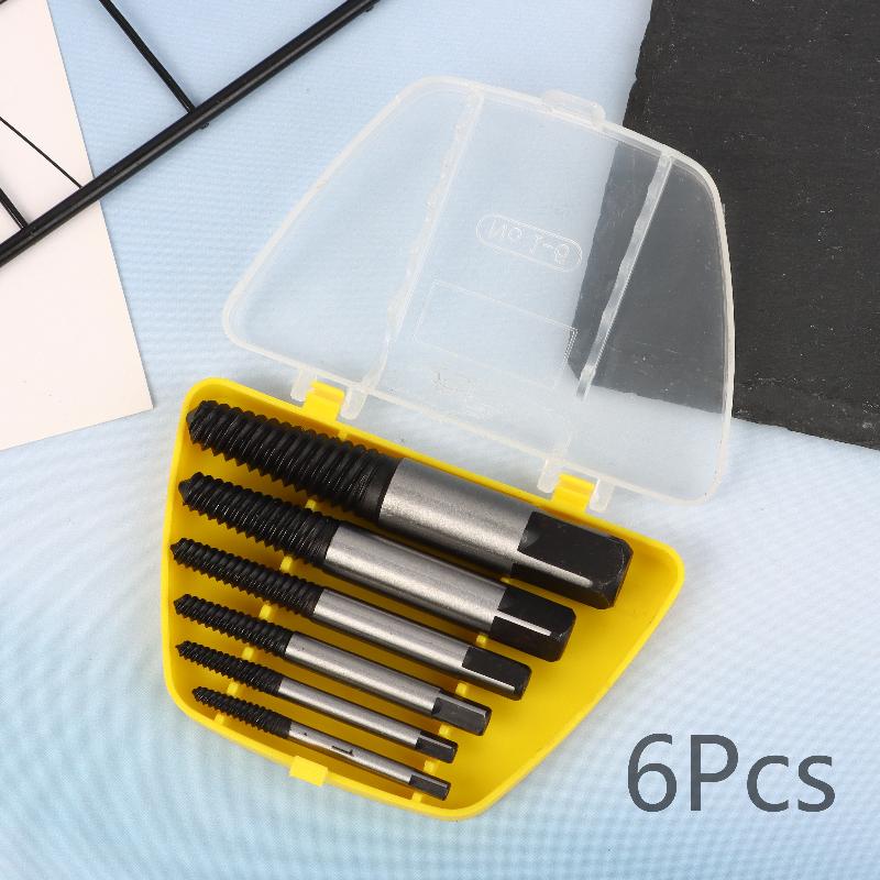 5/6Pcs Damaged Broken Screw Remover Kits Easy Out Damaged Bolts Remover Tool Chrome-Vanadium Steel Stripped Screw Extractor A2 6Pcs
5/6Pcs Damaged Broken Screw Remover Kits Easy Out Damaged Bolts Remover Tool Chrome-Vanadium Steel Stripped Screw Extractor A2 6Pcs