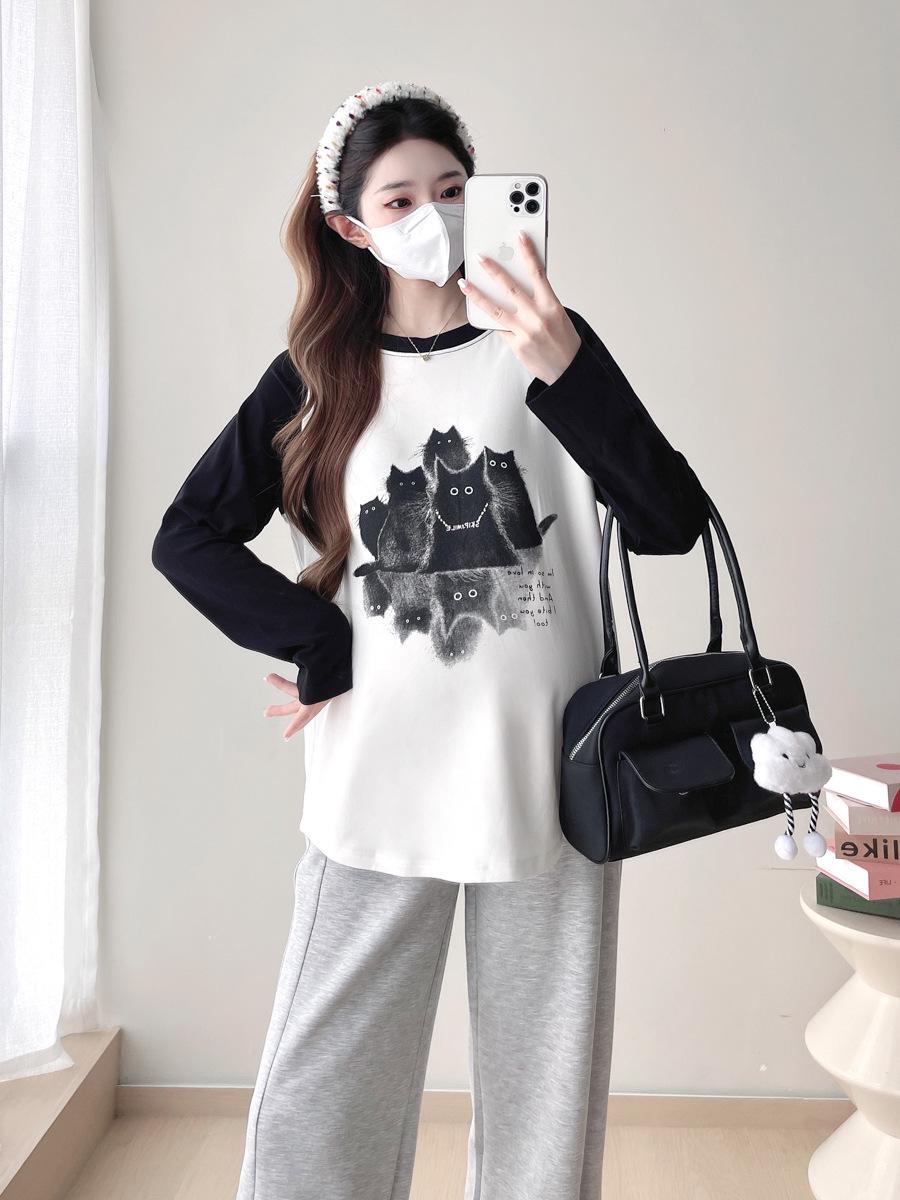 Stylish Maternity Velvet-Lined Long Sleeve Top - Spring/Autumn Round Neck T-shirt 2XL белый
Stylish Maternity Velvet-Lined Long Sleeve Top - Spring/Autumn Round Neck T-shirt 2XL белый