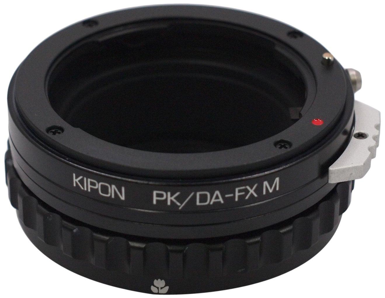 KIPON Pentax K series lens Fujifilm X mount adapter with M mount/DA - macro/helicoid PK/DA-FX
KIPON Pentax K series lens Fujifilm X mount adapter with M mount/DA - macro/helicoid PK/DA-FX