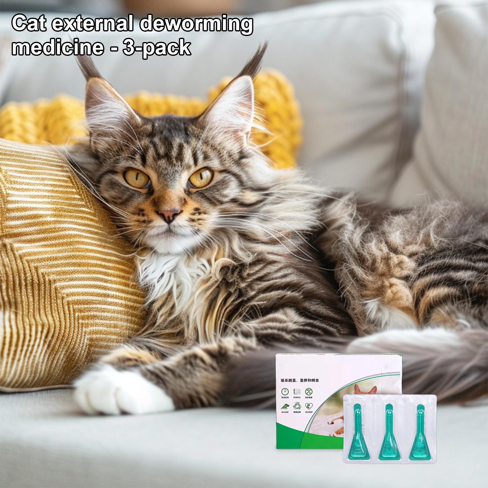 3-pack (total 1.5ml) Topical Antiparasitic Medication For Treating And Preventing Flea And Tick Infections In Cats And Dogs One Size
3-pack (total 1.5ml) Topical Antiparasitic Medication For Treating And Preventing Flea And Tick Infections In Cats And Dogs One Size