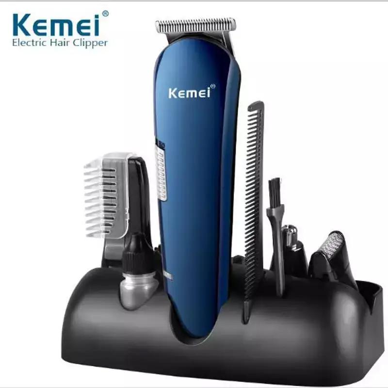 Kemei KM-550 Профессиональная перезаряжаемая машинка для стрижки волос с несколькими головками, триммер для волос в носу, бритва, электрический триммер для волос, оптовая продажа
Kemei KM-550 Профессиональная перезаряжаемая машинка для стрижки волос с несколькими головками, триммер для волос в носу, бритва, электрический триммер для волос, оптовая продажа