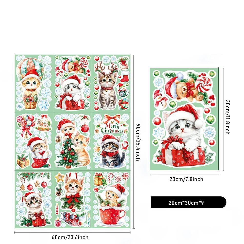 Креативні різдвяні наклейки на вікна 3D статична плівка Дід Мороз Подарункова коробка Сніжинка Домашній декор Святкові скляні наклейки для свята as pic
Креативні різдвяні наклейки на вікна 3D статична плівка Дід Мороз Подарункова коробка Сніжинка Домашній декор Святкові скляні наклейки для свята as pic