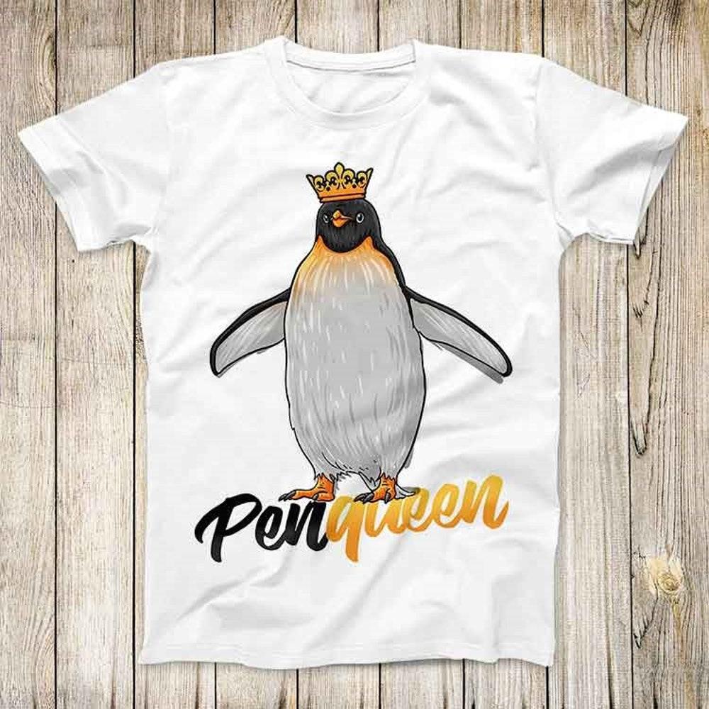 230GSM 100% Cotton T-Shirt Penqueen Penguin Queen King Lady Top Tee Best Cute Gift Men Women Unisex Retro Style T Shirt 3175 XS белый
230GSM 100% Cotton T-Shirt Penqueen Penguin Queen King Lady Top Tee Best Cute Gift Men Women Unisex Retro Style T Shirt 3175 XS белый