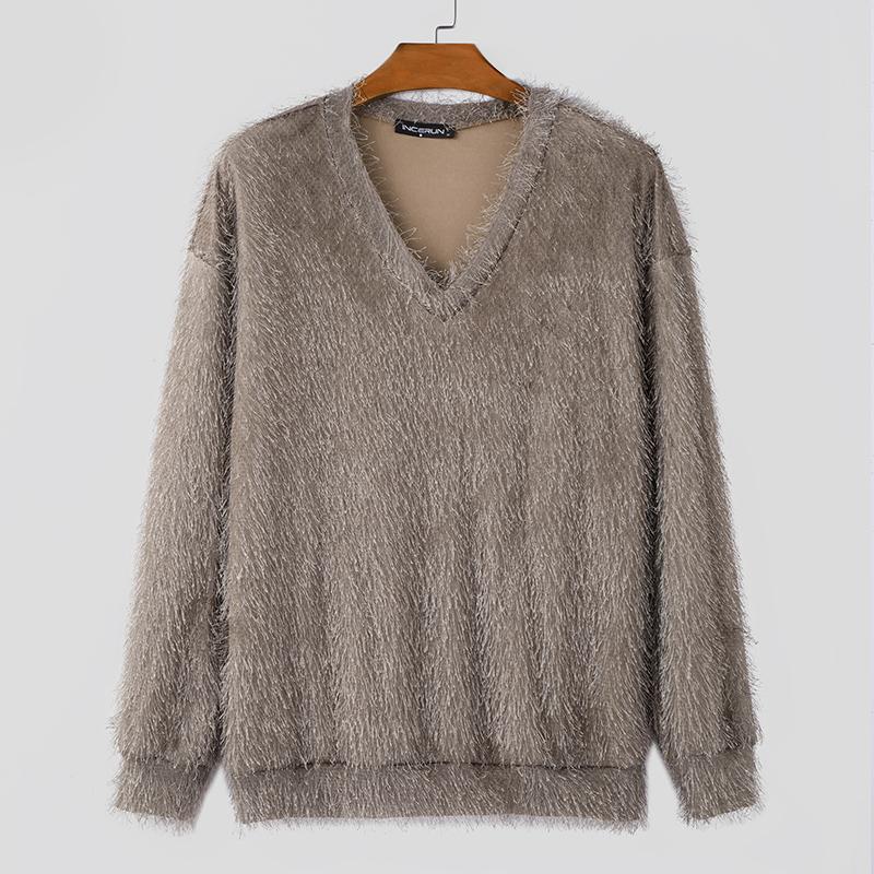 INCERUN Мужские Теплые Топы С Длинным Рукавом и Кисточками Стрейч Пуловеры S хаки
INCERUN Мужские Теплые Топы С Длинным Рукавом и Кисточками Стрейч Пуловеры S хаки