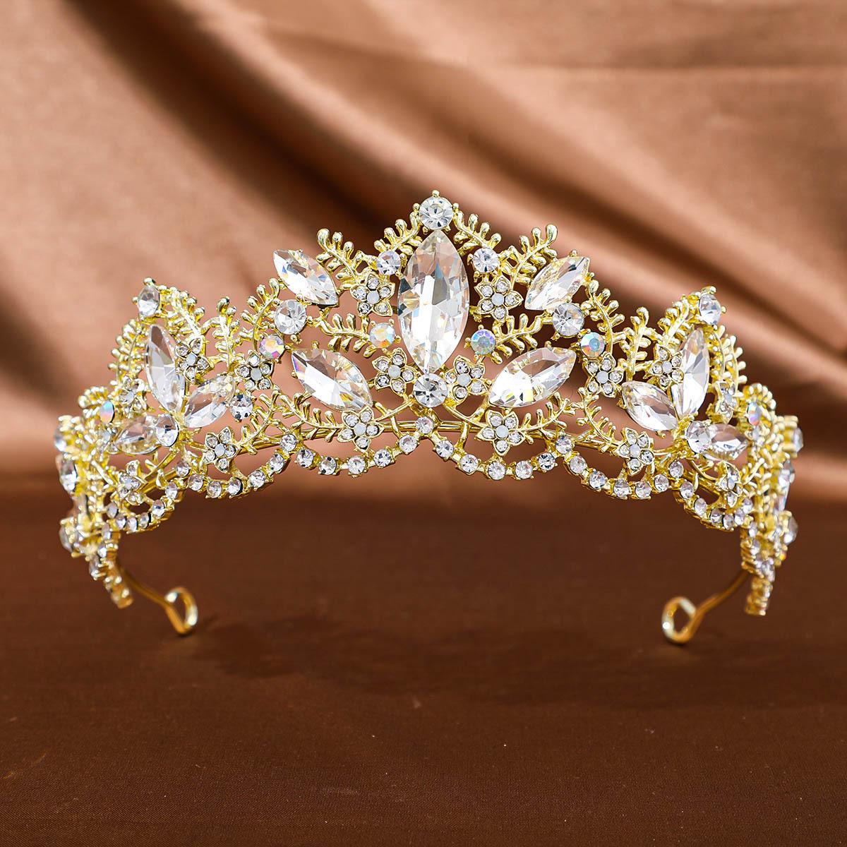 1шт Vintage Baroque Tiara Crown Light Luxury Bridal Queen Crystal Queen Tiara Rhinestone Crown Headband Аксесуари для волосся B золотистий
1шт Vintage Baroque Tiara Crown Light Luxury Bridal Queen Crystal Queen Tiara Rhinestone Crown Headband Аксесуари для волосся B золотистий