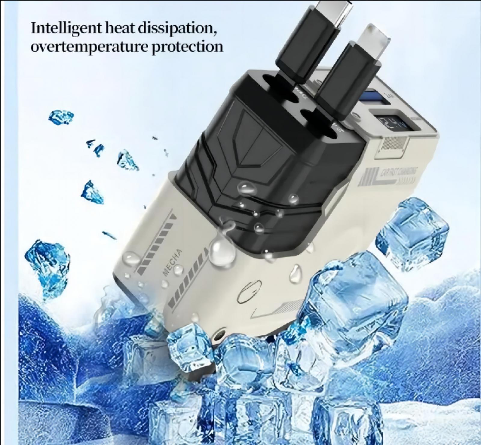 100W Retractable Car Charger 4 in 1 Super Fast Car Phone Charger USB Type C Ports IPhone Car Charger Cigarette Lighter Adapter чёрный
100W Retractable Car Charger 4 in 1 Super Fast Car Phone Charger USB Type C Ports IPhone Car Charger Cigarette Lighter Adapter чёрный