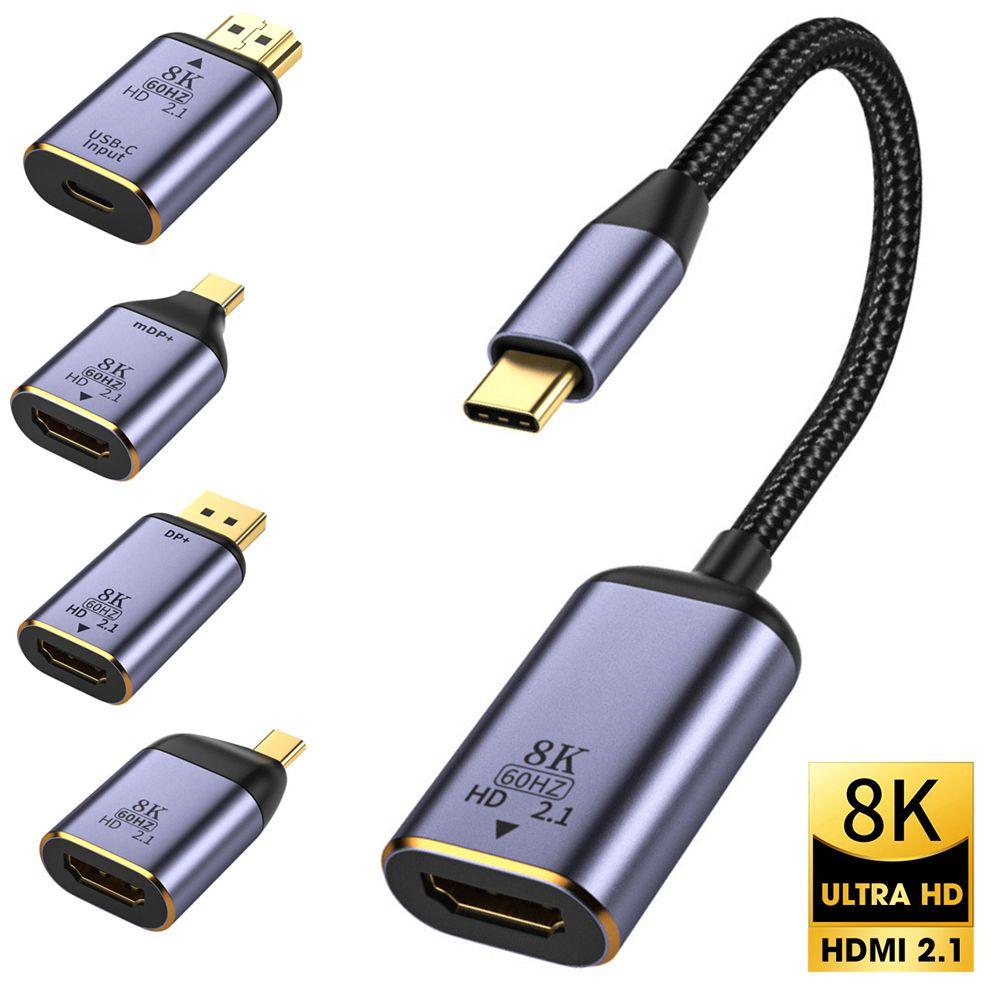 Видеоконвертер типа «папа-мама» USB Type-C в HDMI, совместимый с адаптером Mini DP в HDMI
Видеоконвертер типа «папа-мама» USB Type-C в HDMI, совместимый с адаптером Mini DP в HDMI