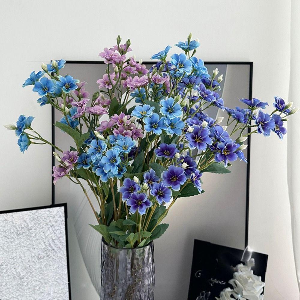 Real Touch Silk Flower Branch 86cm Fake Flower Artificial Ceratostigma Branch Home Office Decor синій
Real Touch Silk Flower Branch 86cm Fake Flower Artificial Ceratostigma Branch Home Office Decor синій