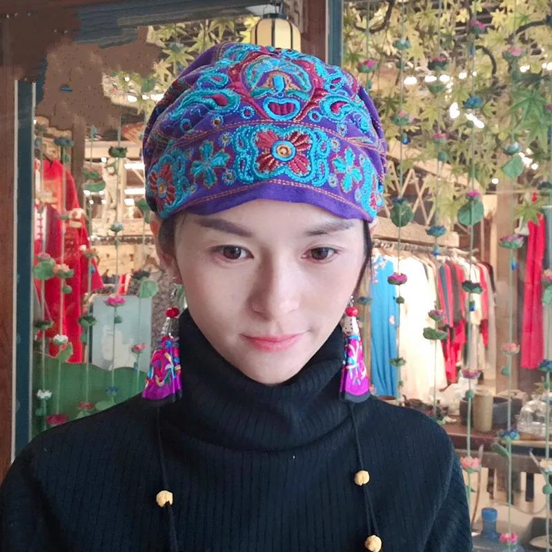 Women Ethnic Vintage Embroidery Flowers Red Print Hats Women Fashion Hats Accessories bule
Women Ethnic Vintage Embroidery Flowers Red Print Hats Women Fashion Hats Accessories bule