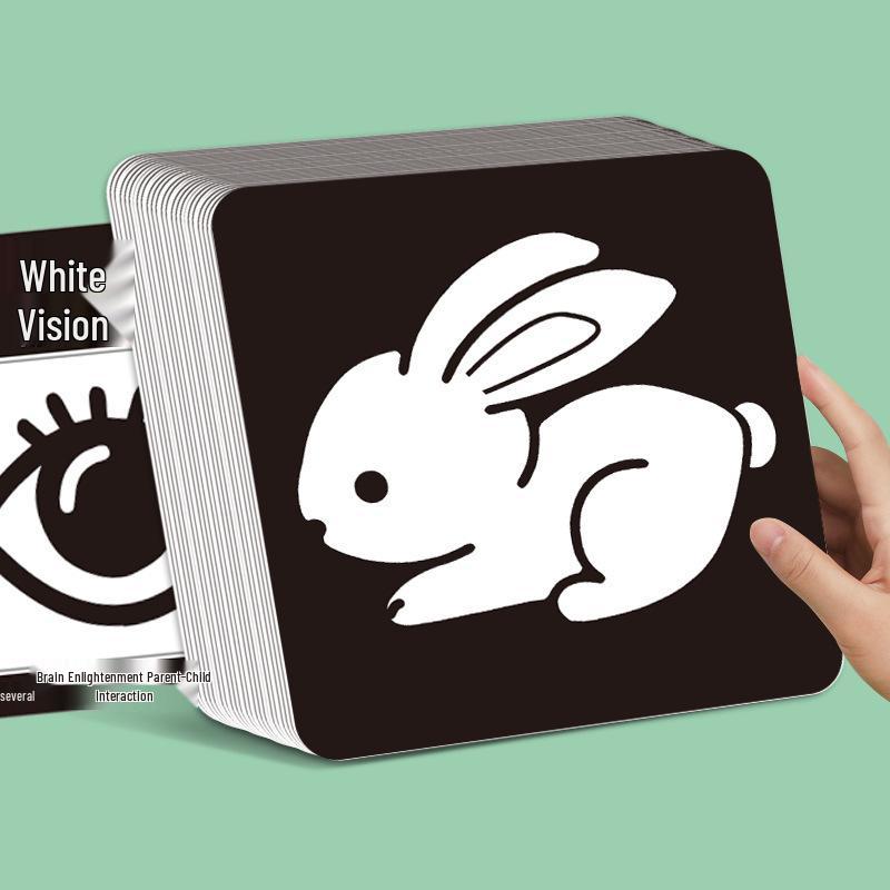 Black & White Visual Stimulation Cards for Newborns: Early Education & Color Tracking Toys (0-3 Months)
Black & White Visual Stimulation Cards for Newborns: Early Education & Color Tracking Toys (0-3 Months)
