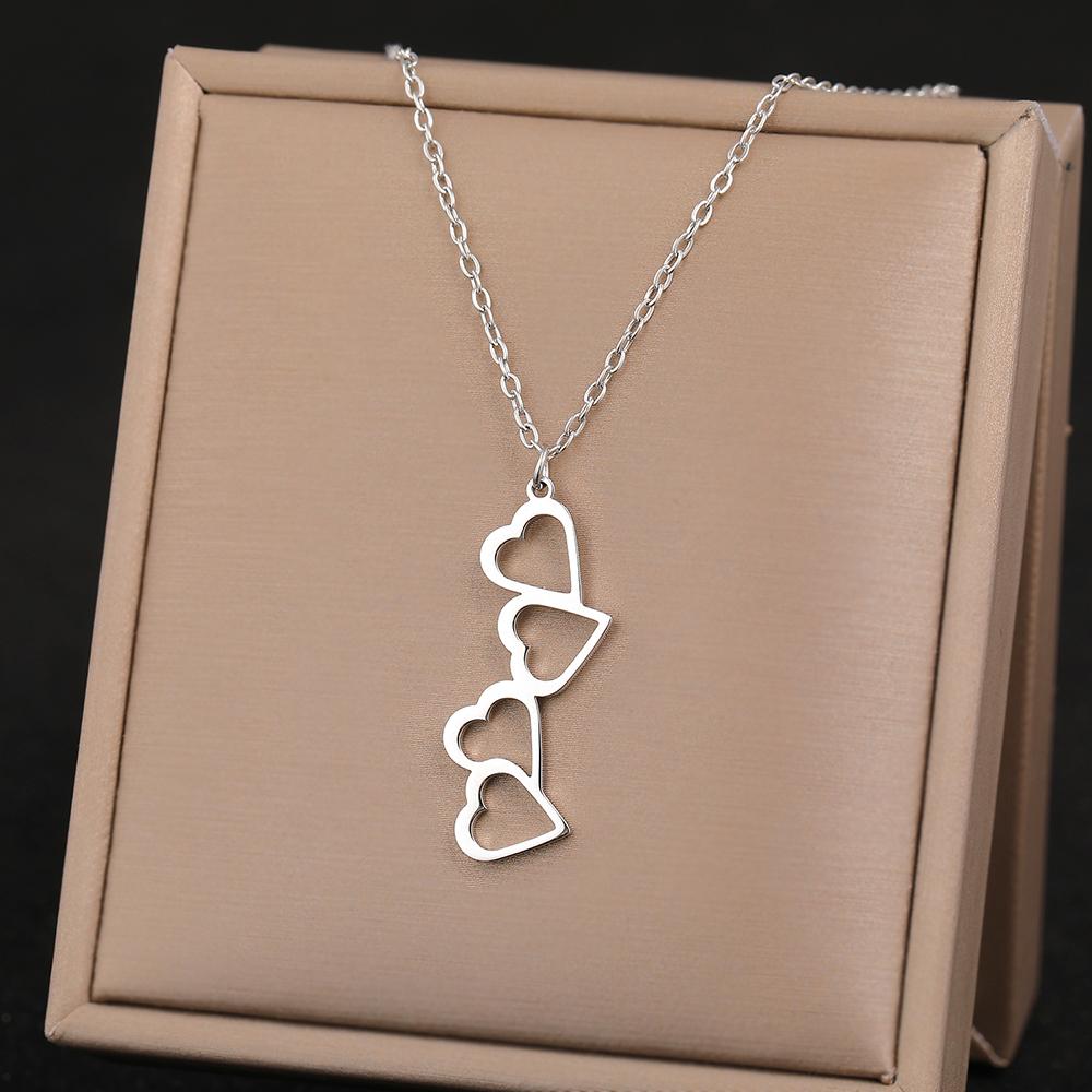 Stainless Steel Necklaces Elegant Exquisite Heart Infinity Symbol Heartbeat Pendants Chain Trend Fine Necklace For Women Jewelry
Stainless Steel Necklaces Elegant Exquisite Heart Infinity Symbol Heartbeat Pendants Chain Trend Fine Necklace For Women Jewelry