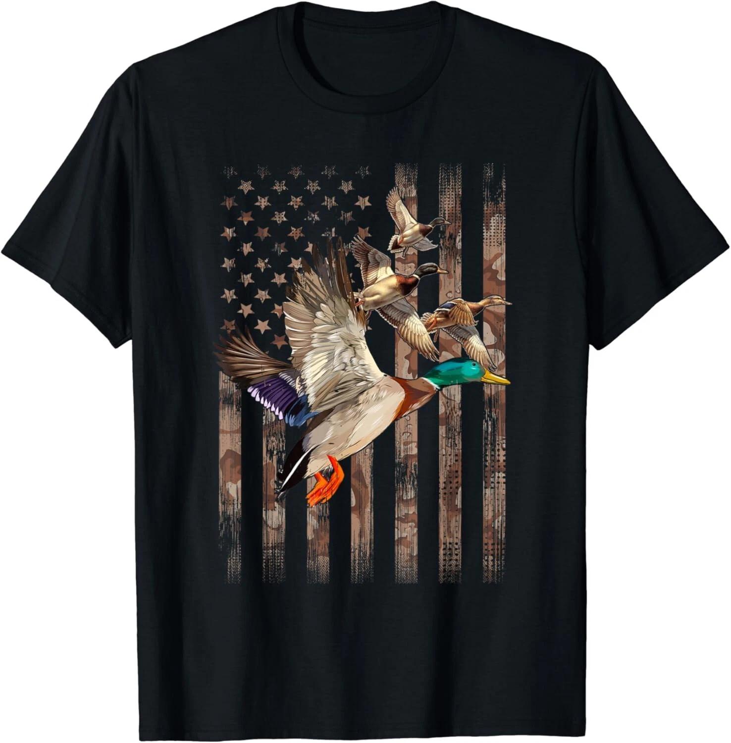 Duck Hunter American Flag Waterfowl Hunting Camouflage Men Gift Unisex T-Shirt 4XL
Duck Hunter American Flag Waterfowl Hunting Camouflage Men Gift Unisex T-Shirt 4XL