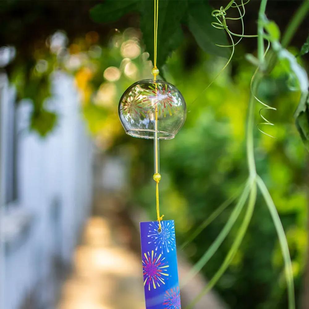 High Quality Japanese Style Fireworks Wind Chimes Creative Pendant Glass Cover Birthday Present Beautiful Home Decorations
High Quality Japanese Style Fireworks Wind Chimes Creative Pendant Glass Cover Birthday Present Beautiful Home Decorations
