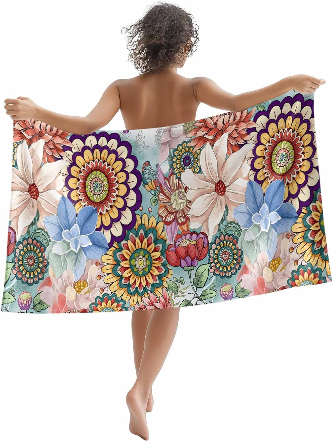 Beach Towel Peacock Feather Bath Pool Towels Teal Green Soft Absorbent Beach Towels Large Quick Dry Lightweight Camping Travel W30*H60(CM)
Beach Towel Peacock Feather Bath Pool Towels Teal Green Soft Absorbent Beach Towels Large Quick Dry Lightweight Camping Travel W30*H60(CM)